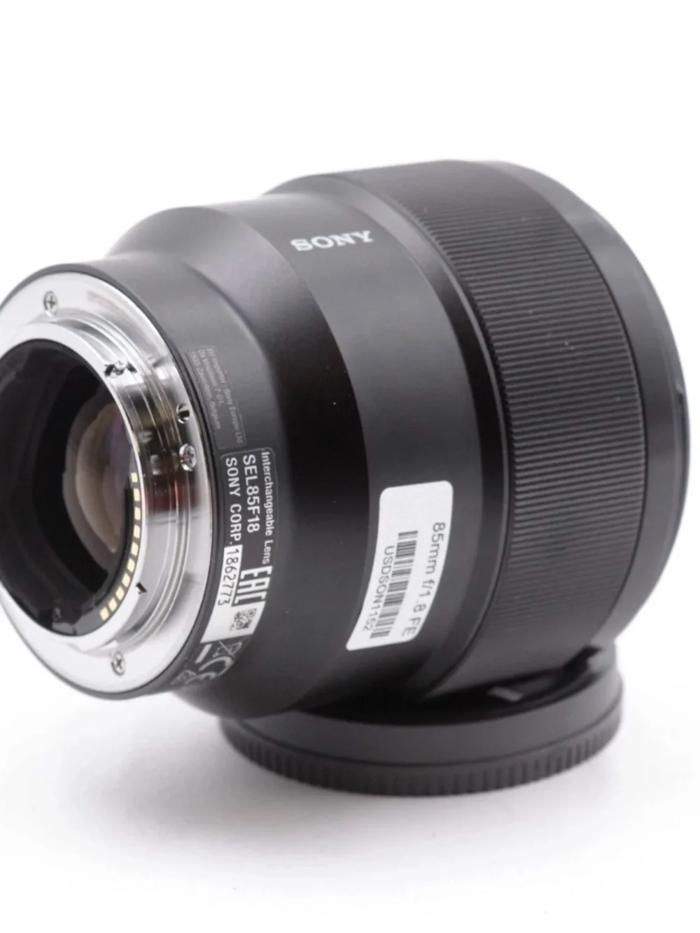 Sony FE 85mm f/1.8 E-Mount Prime Lens - Black with Orange Box